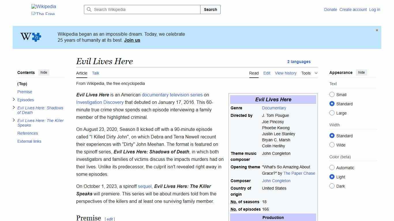 Evil Lives Here - Wikipedia